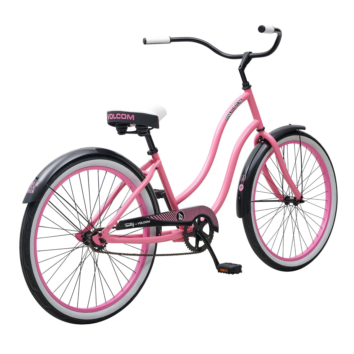 Women's pink sales cruiser bicycles